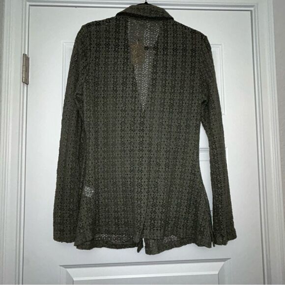 New, Natural Life Button Down Long Sleeve Lace Blouse Shirt Top - Picture 12 of 12